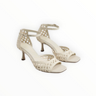 Sam Edelman Peyton Kitten Heel - Modern Ivory Faux Raffia