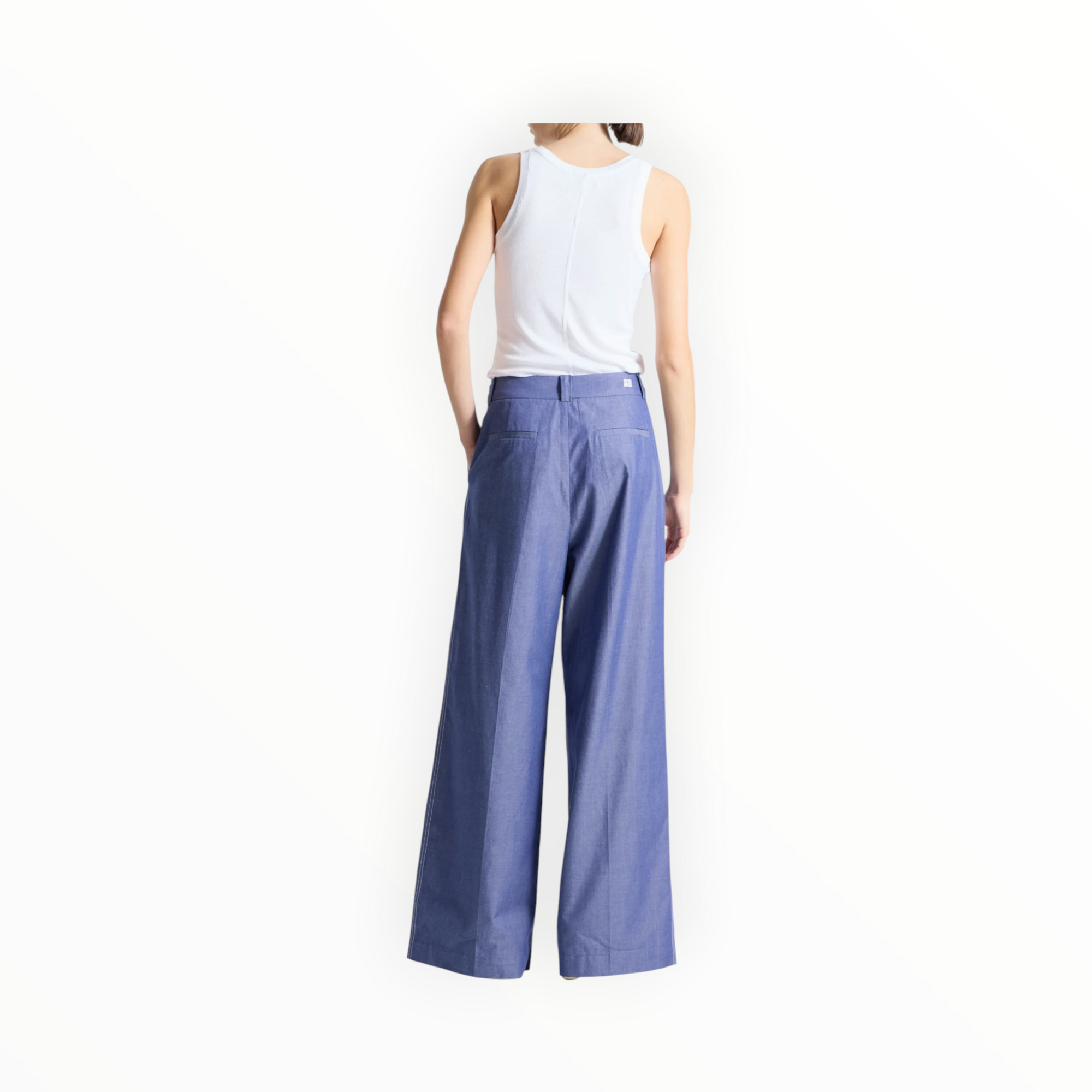 saint art Kingsley Pant - Chambray