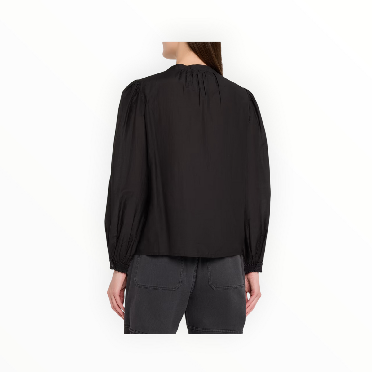 Re/Done Tate Blouse - Black