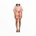 Kivari Sunset Shirt Mini Dress - Blue/Orange