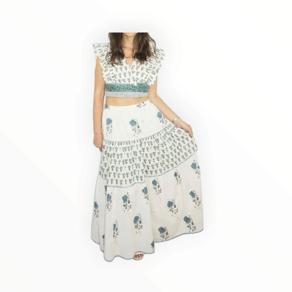 NIBI MTK Drue Tiered Skirt - Multi