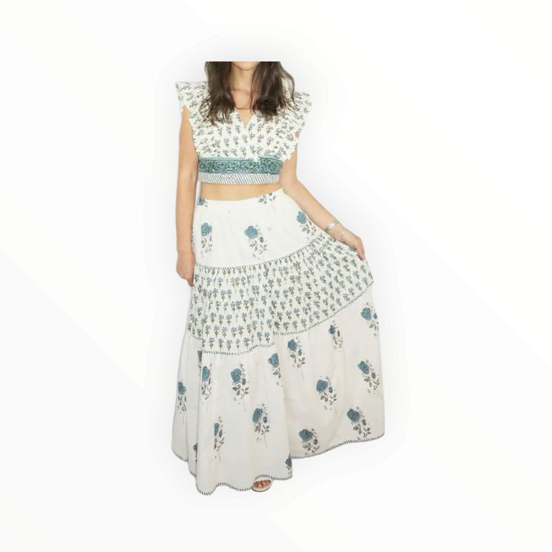 NIBI MTK Drue Tiered Skirt - Multi
