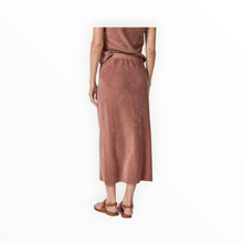 LILLA|P Terry Bias Skirt - Bark