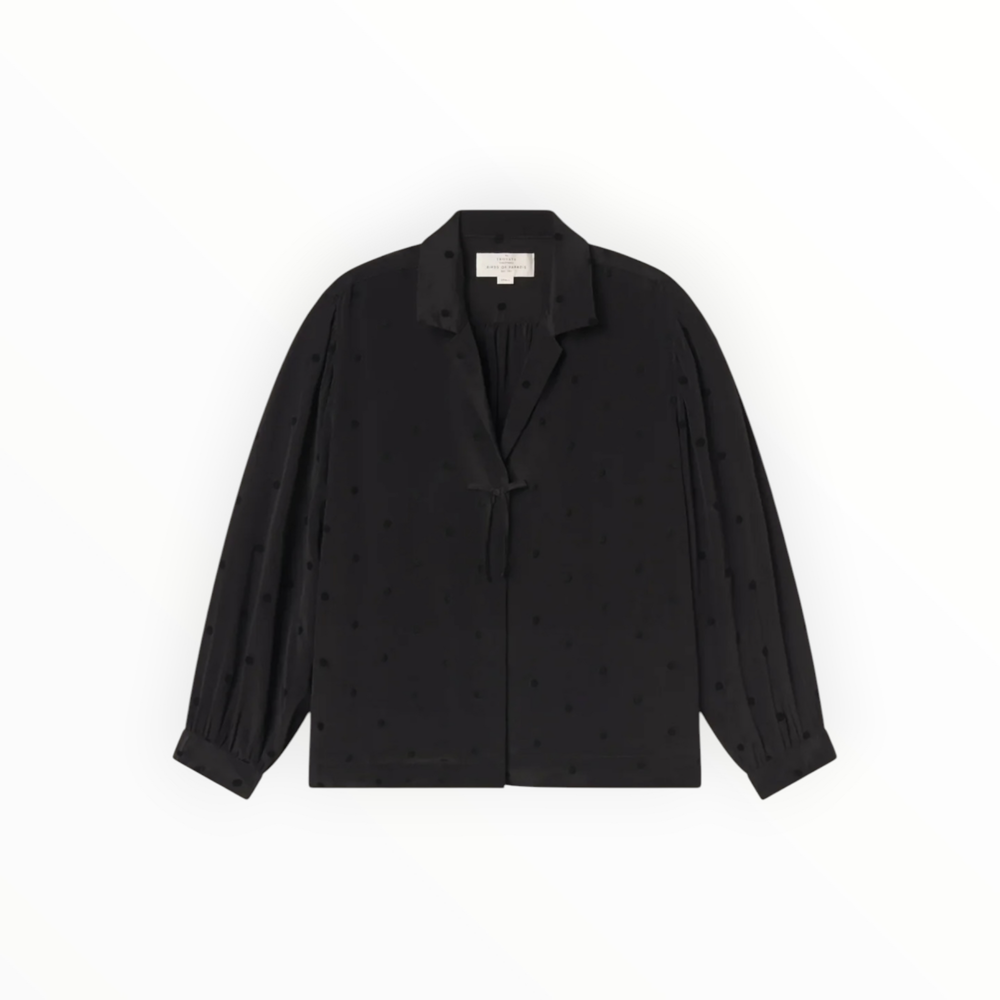 Trovata Yvonne Blouse - Black Polka Dot