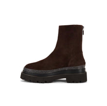 Lola Cruz Pruga Ankle Boot - Dark Brown