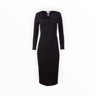 Victor Glemaud Portrait Collar Dress - Black