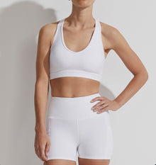 Varley Let's Go Park Bra - White