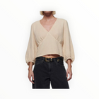Nation Ltd Maribeth Blouse- Tapioca