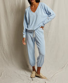 perfectwhitetee Loop Terry Joggers - Sky Blue