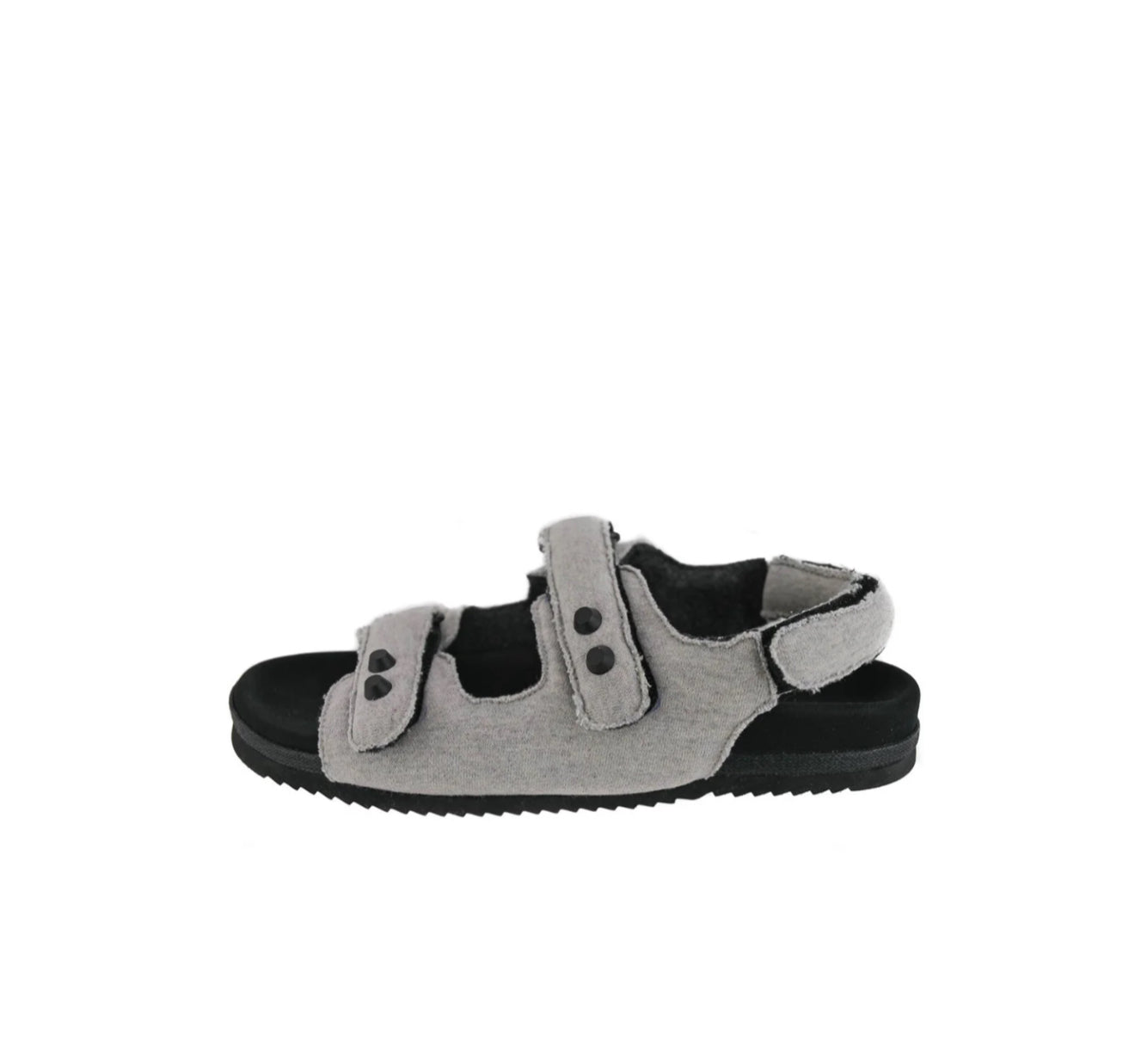 ROAM Velcro Puff Jersey Sandal - Grey