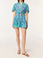 Poupette St. Barth Coleen Mini Skirt - Sky Kalina