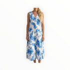 Amanda Maria Tailored Linen Blend Dress - Bloom