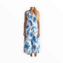 Amanda Maria Tailored Linen Blend Dress - Bloom