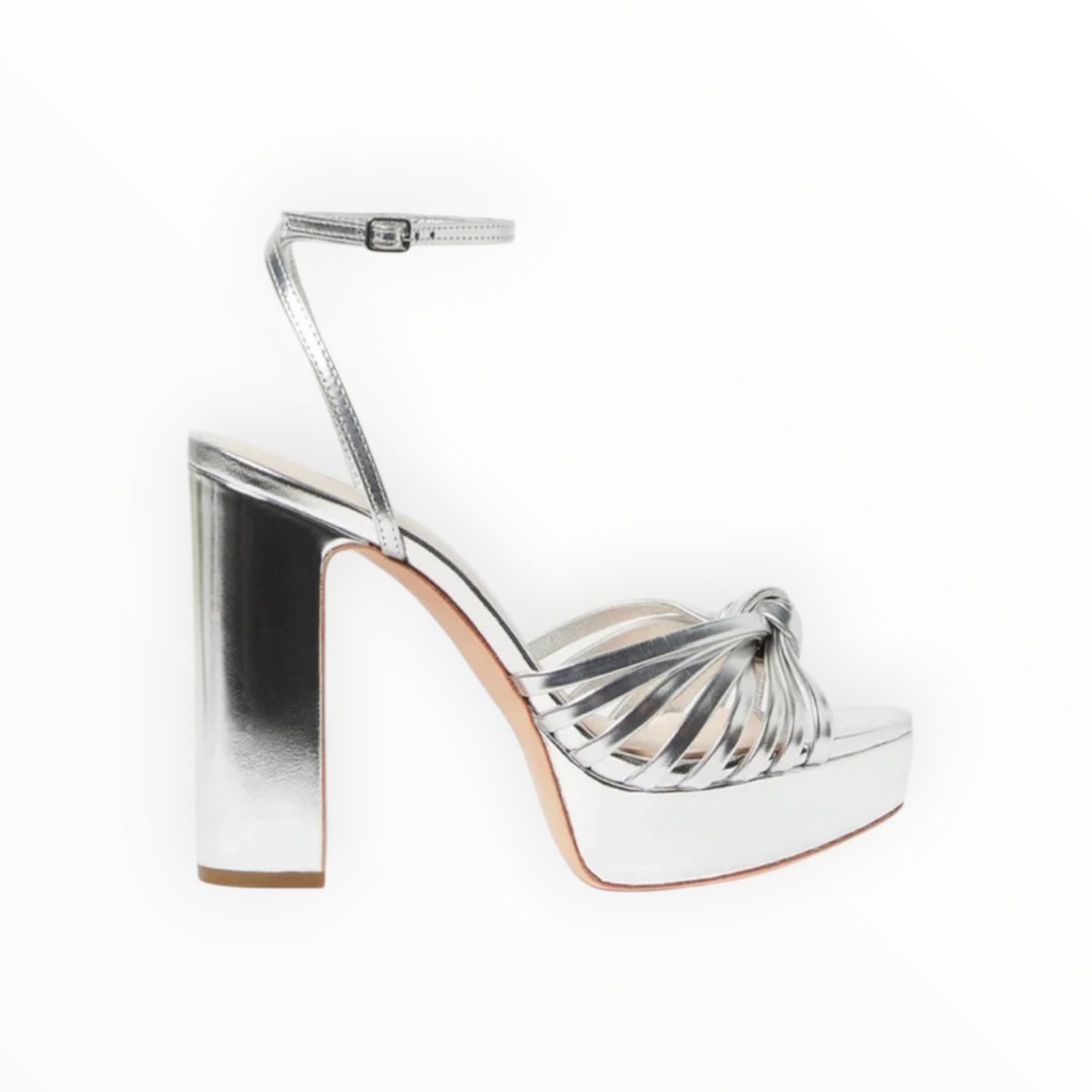Loeffler Randall Rivka Platform Sandal  - Silver