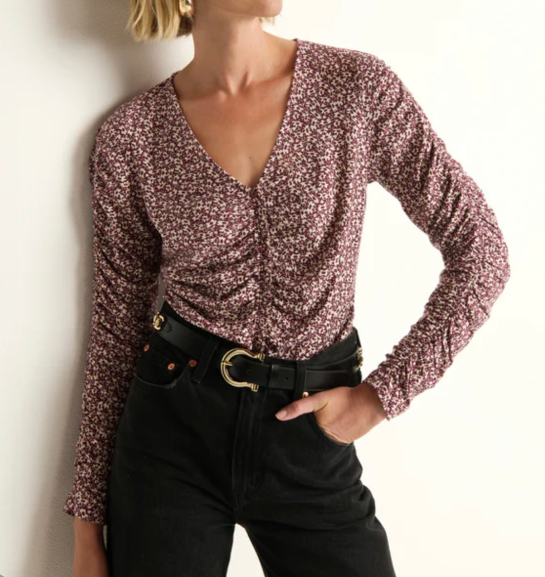 Nation Ltd Colette Tee - Winter Floral