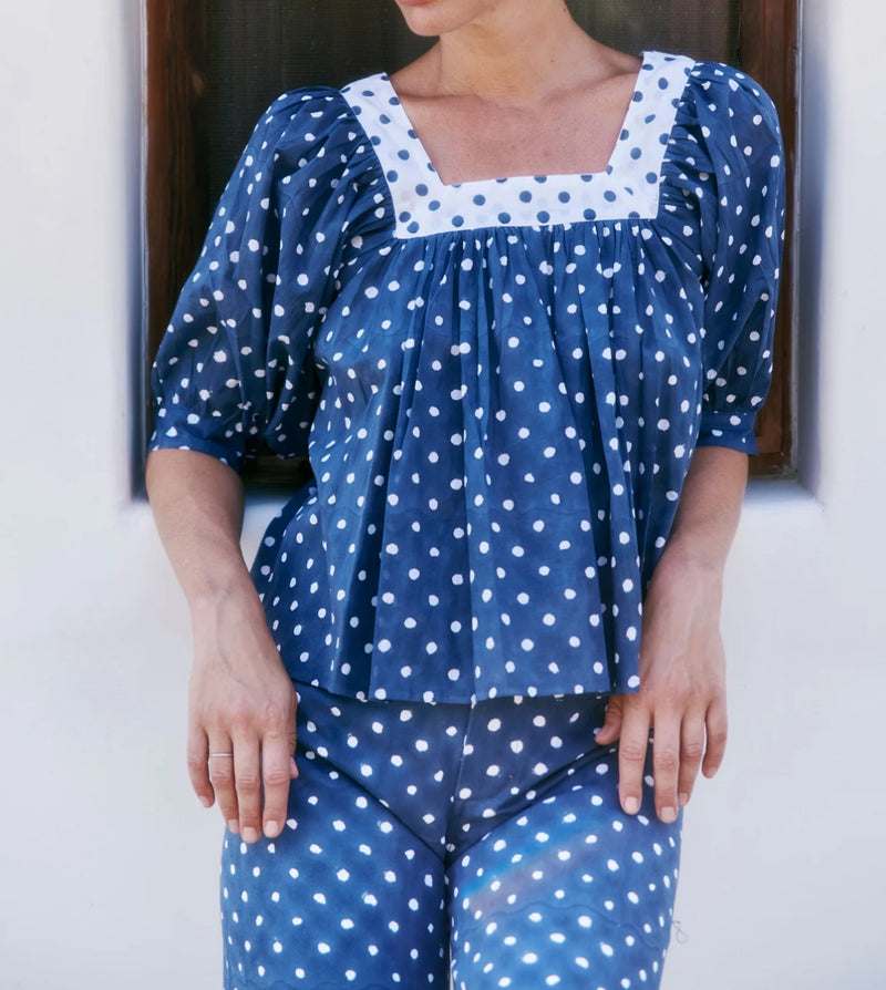 SZ Blockprints Viti Top - Polka Dots