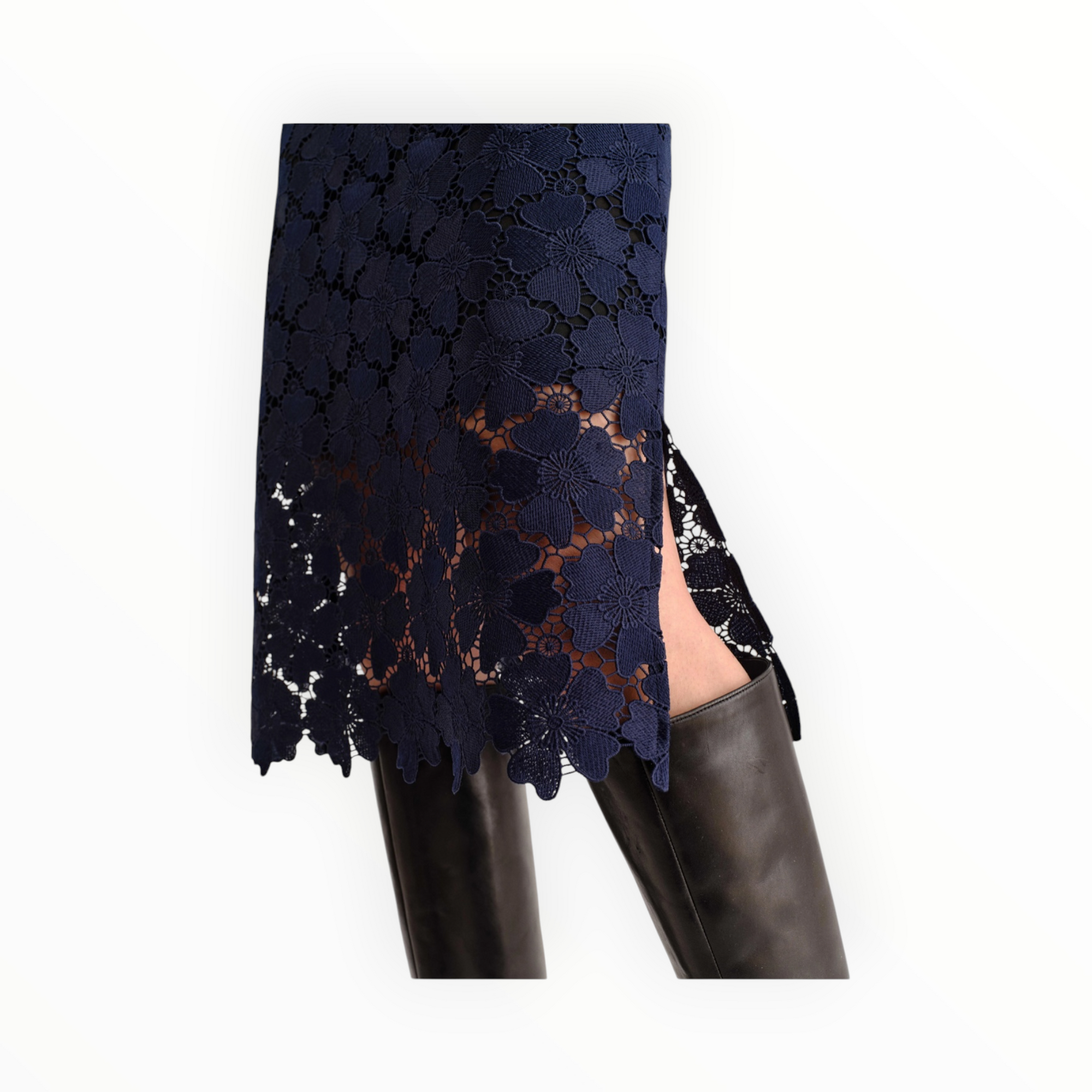 Cartolina Mulberry Skirt - Midnight Blue