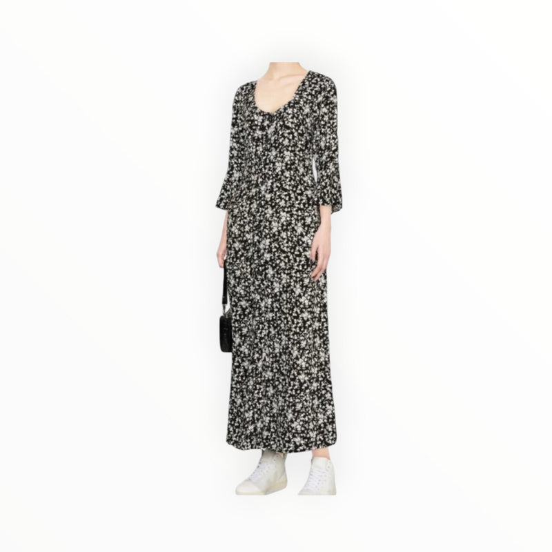 GANNI Floral Print Dress
