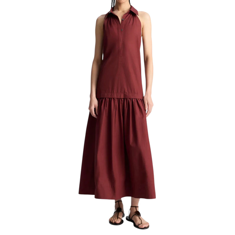 A.L.C. Vera Dress - Dark Bosco