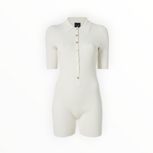Le Ore Rimini Collared Playsuit - Pearl