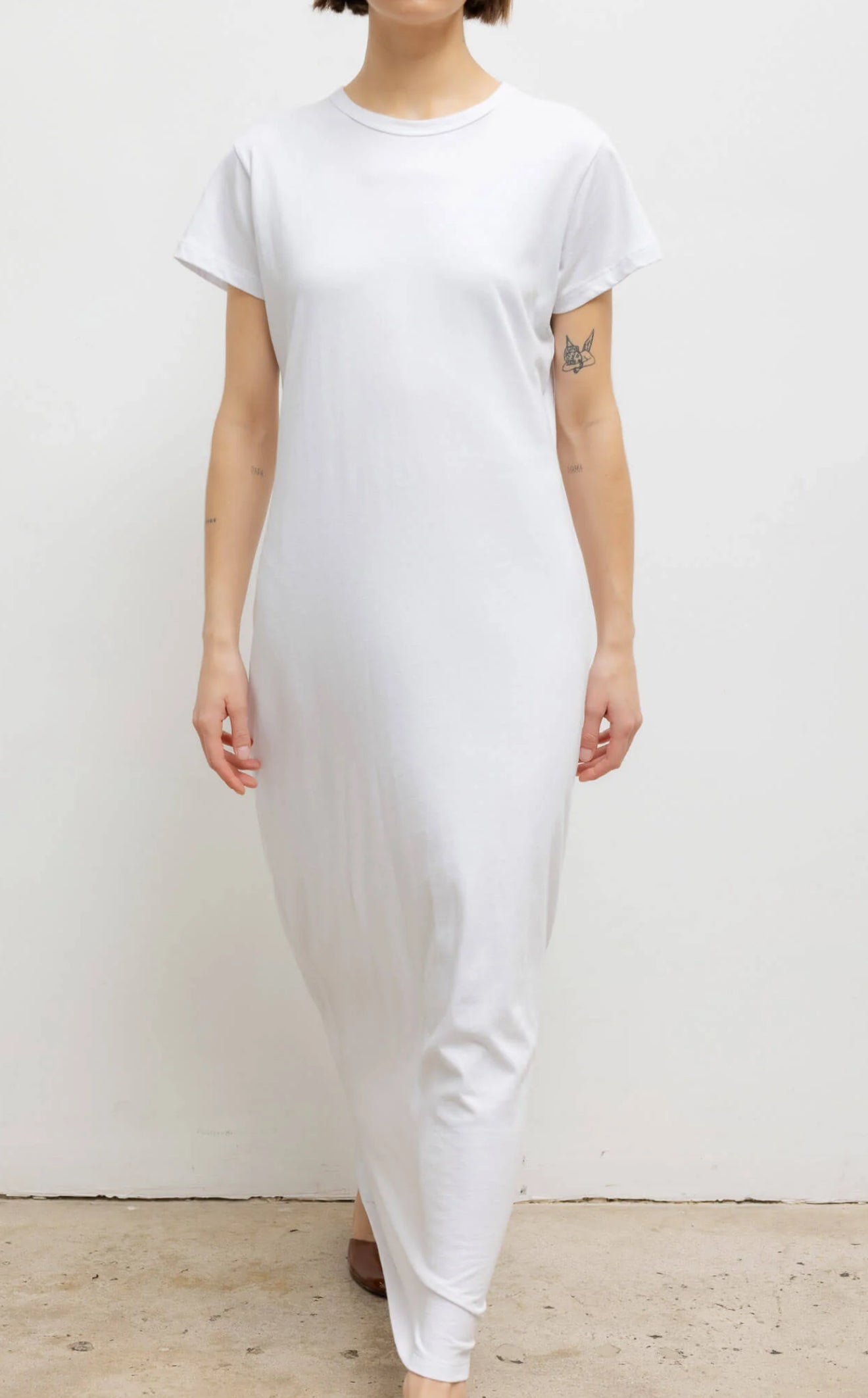 LESET Margo Maxi Dress - White