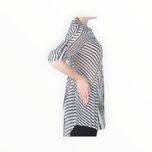 Joseph Ribkoff Blouse - Black/White Stripe