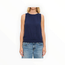 Michael Stars Janelle Tie Neck Tank - Nocturnal