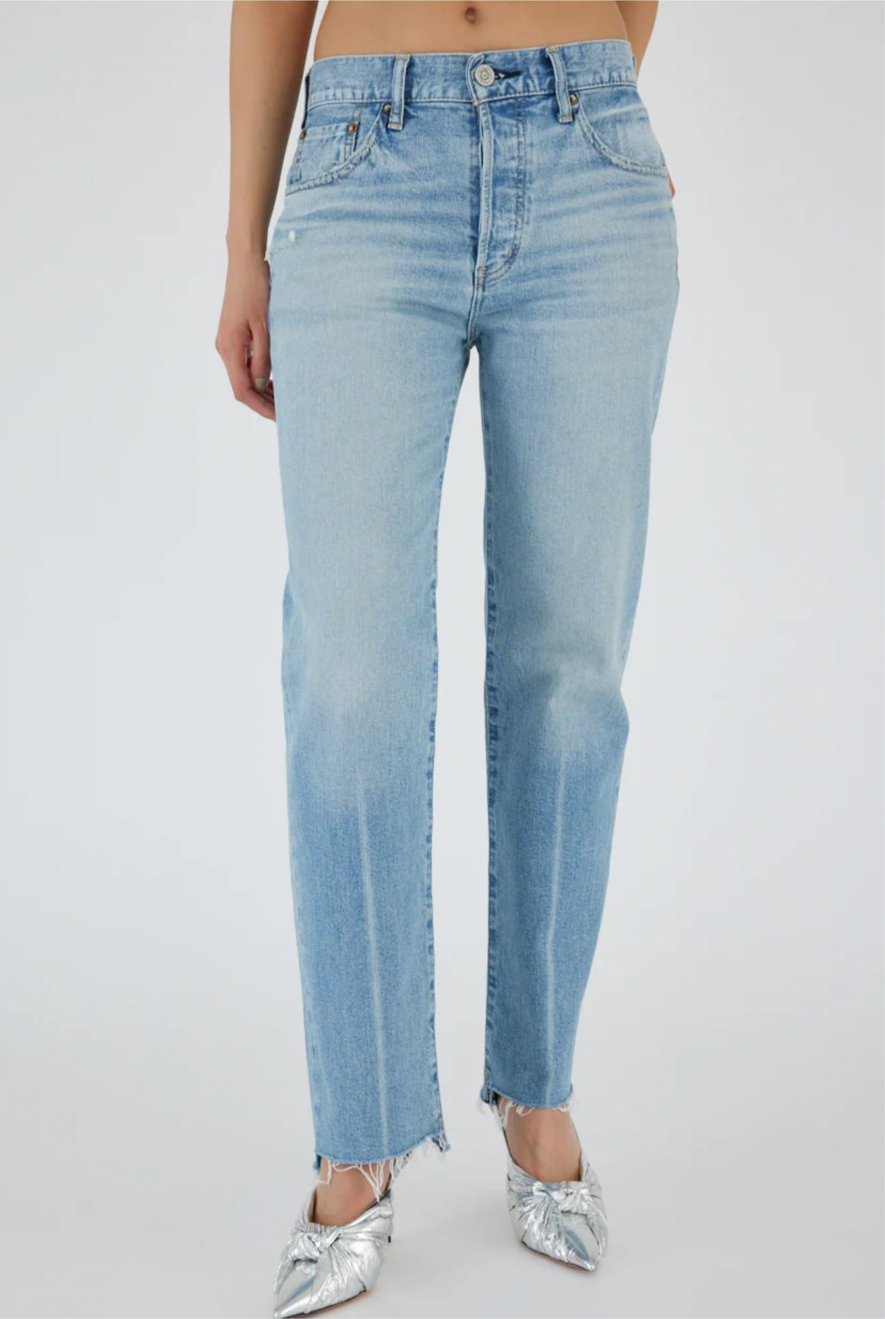 Moussy Vintage Cumberland Straight - Light Blue