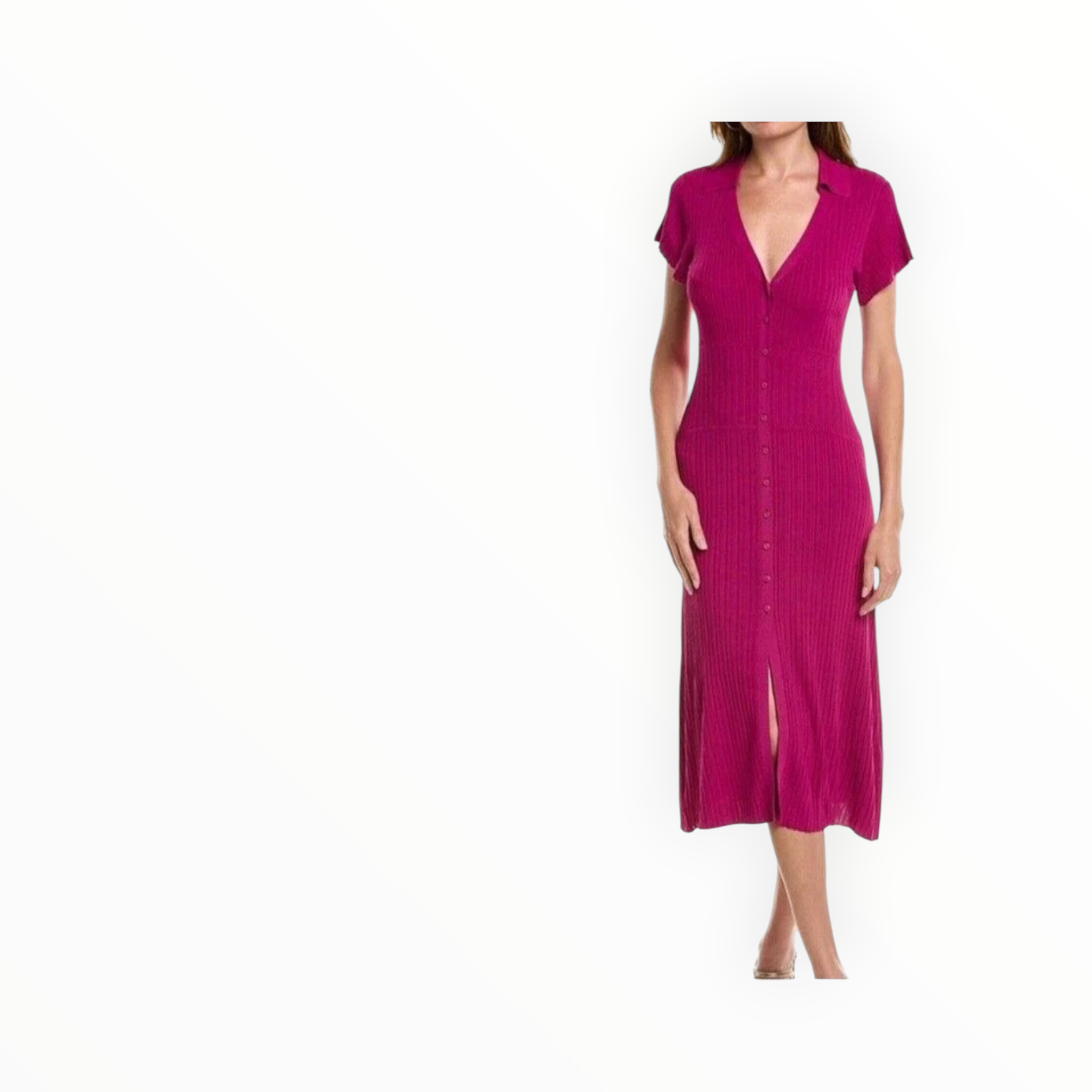 rag & bone Esme Dress - Deep Pink