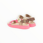 WODEN Line Tricolor Sandal - Raspberry Multi