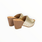 nassima Kilda Wedge Sandal - Gold