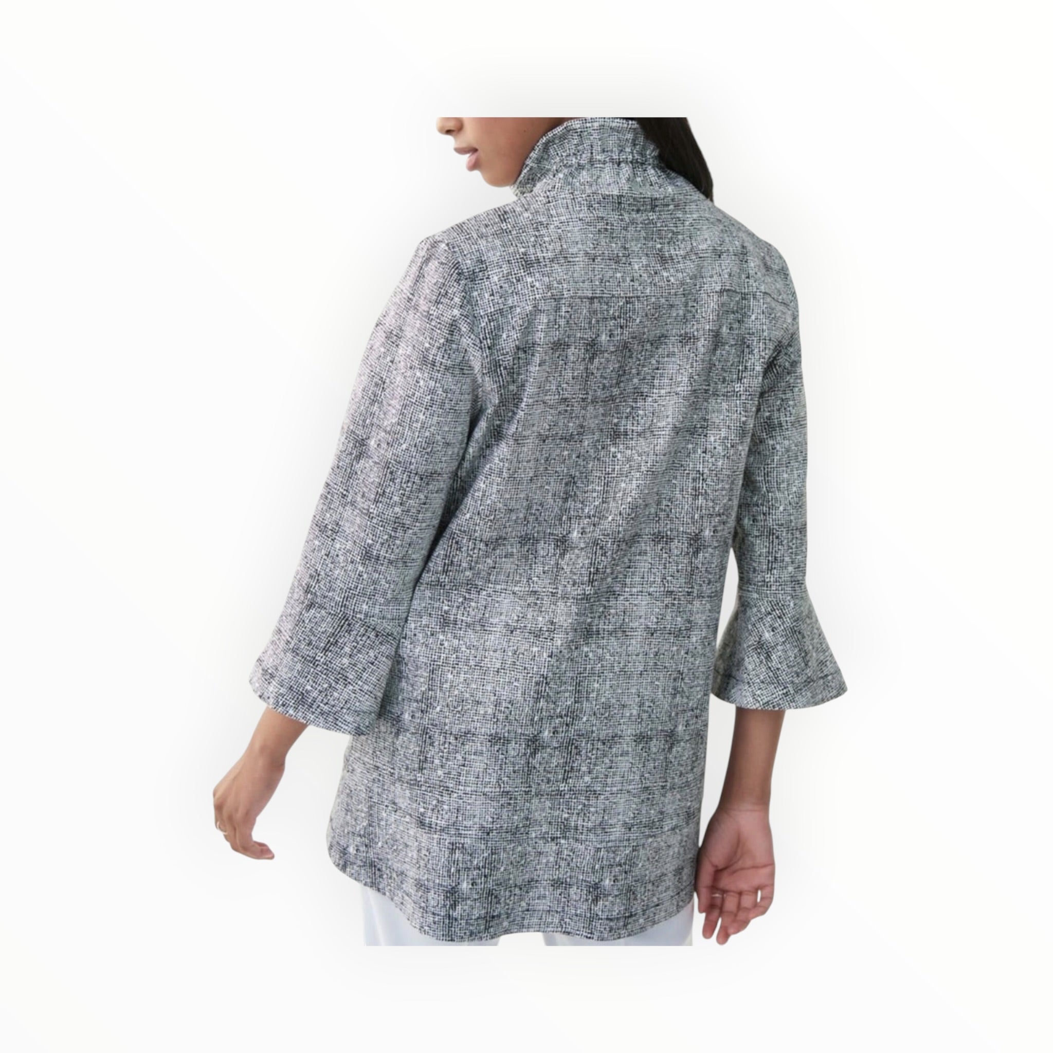 Joseph Ribkoff Graphic Print Blazer - Black/White