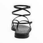 Sam Edelman Clarra Strappy Sandal - Black Leather