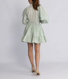 byTiMo Seersucker Mini Dress - Green Stripe