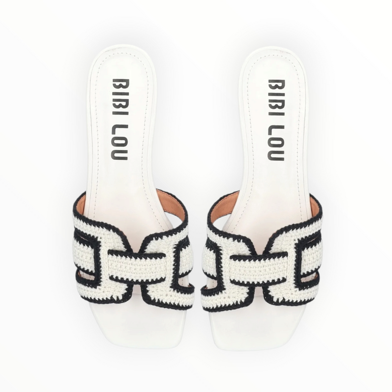 Bibi Lou Holly Crochet Sandal - White