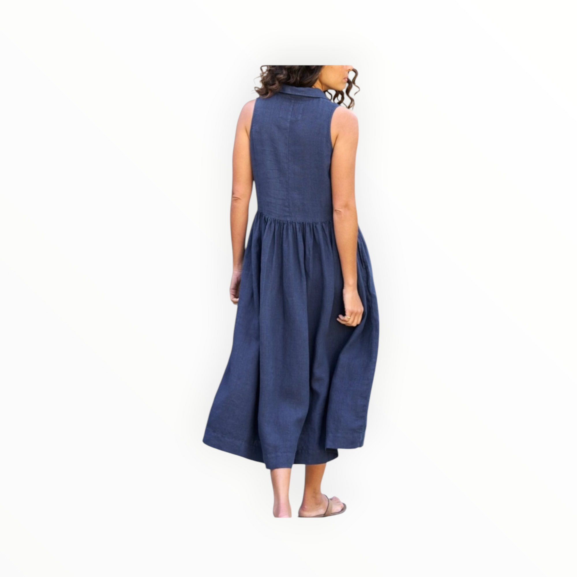 Frank & Eileen Daphne Dress - Navy