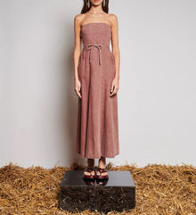Ghospell Britt Denim Midi Dress