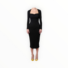 Victor Glemaud Portrait Collar Dress - Black