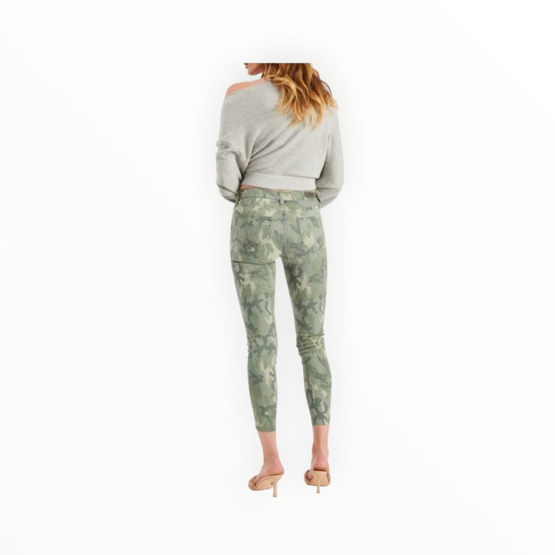 Etienne Marcel Chop Zipper Pocket Skinny - Camo Green