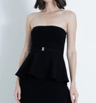 Karina Grimaldi Krystina Strapless Top - Black