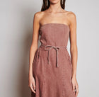 Ghospell Britt Denim Midi Dress