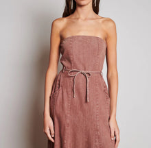 Ghospell Britt Denim Midi Dress
