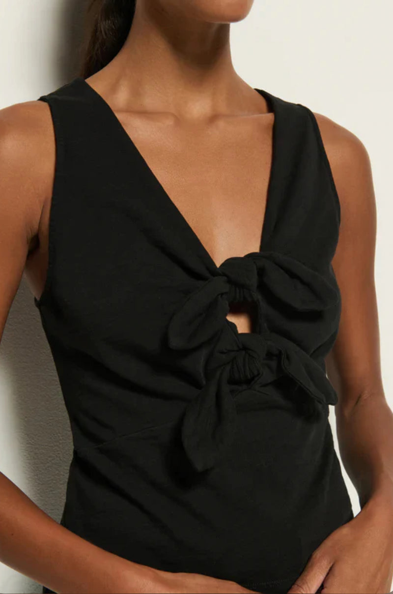 Nation Ltd Terri Tie Tank - Jet Black
