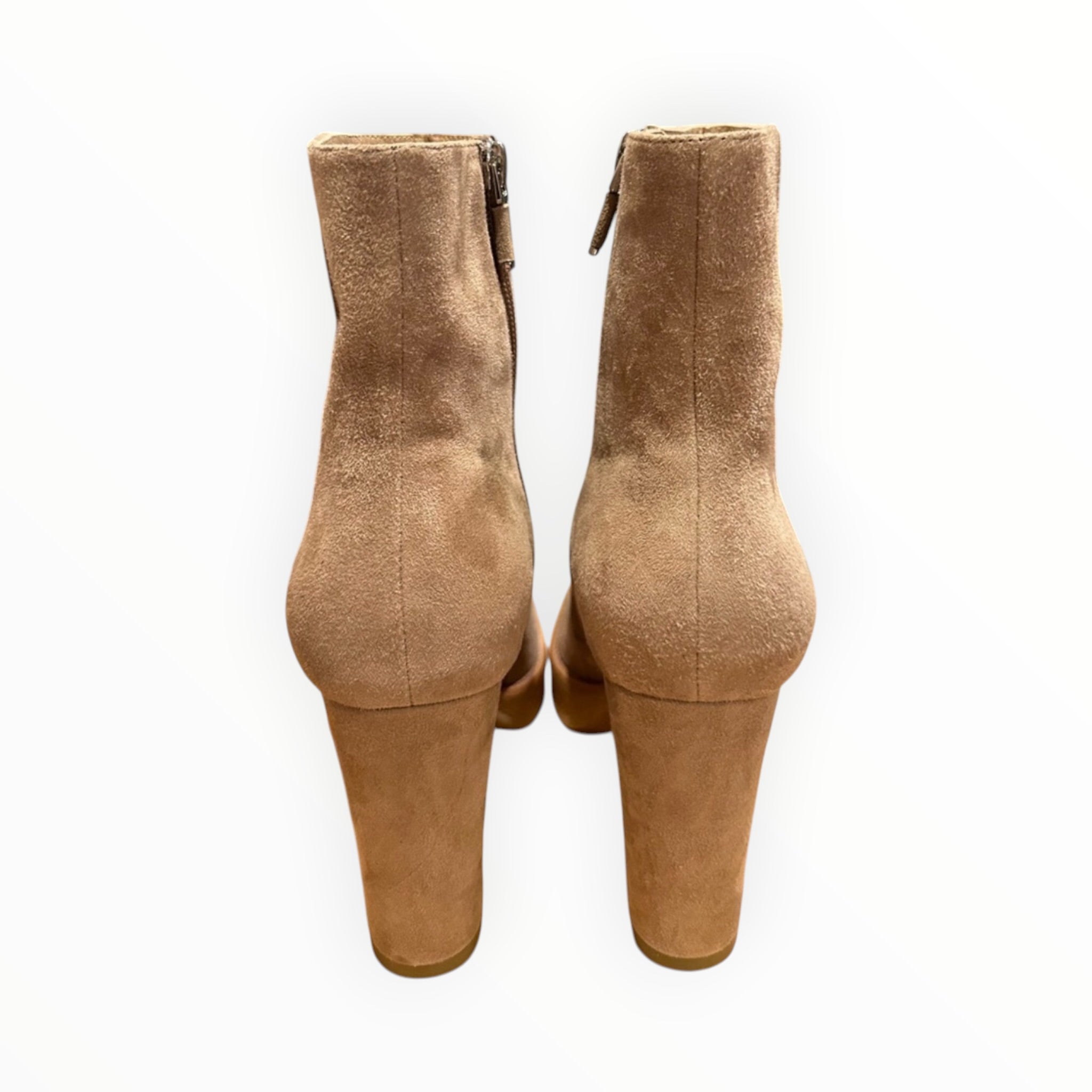 Lola Cruz Platform Ankle Boot - Taupe