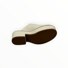 Frēda Salvador Suvi Clog - Beige Embossed Croc