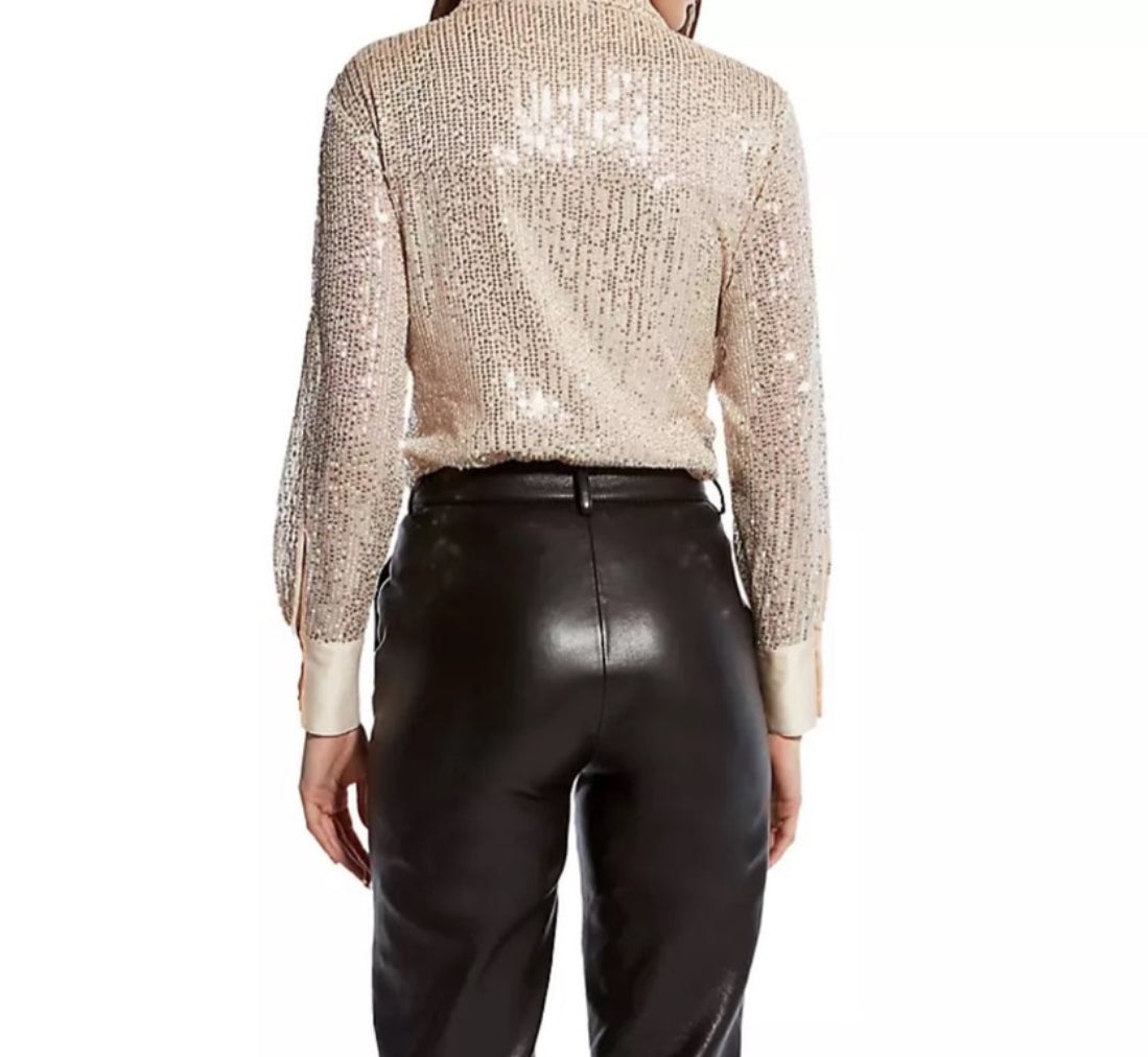 AS by DF Camellia Blouse - Champagne