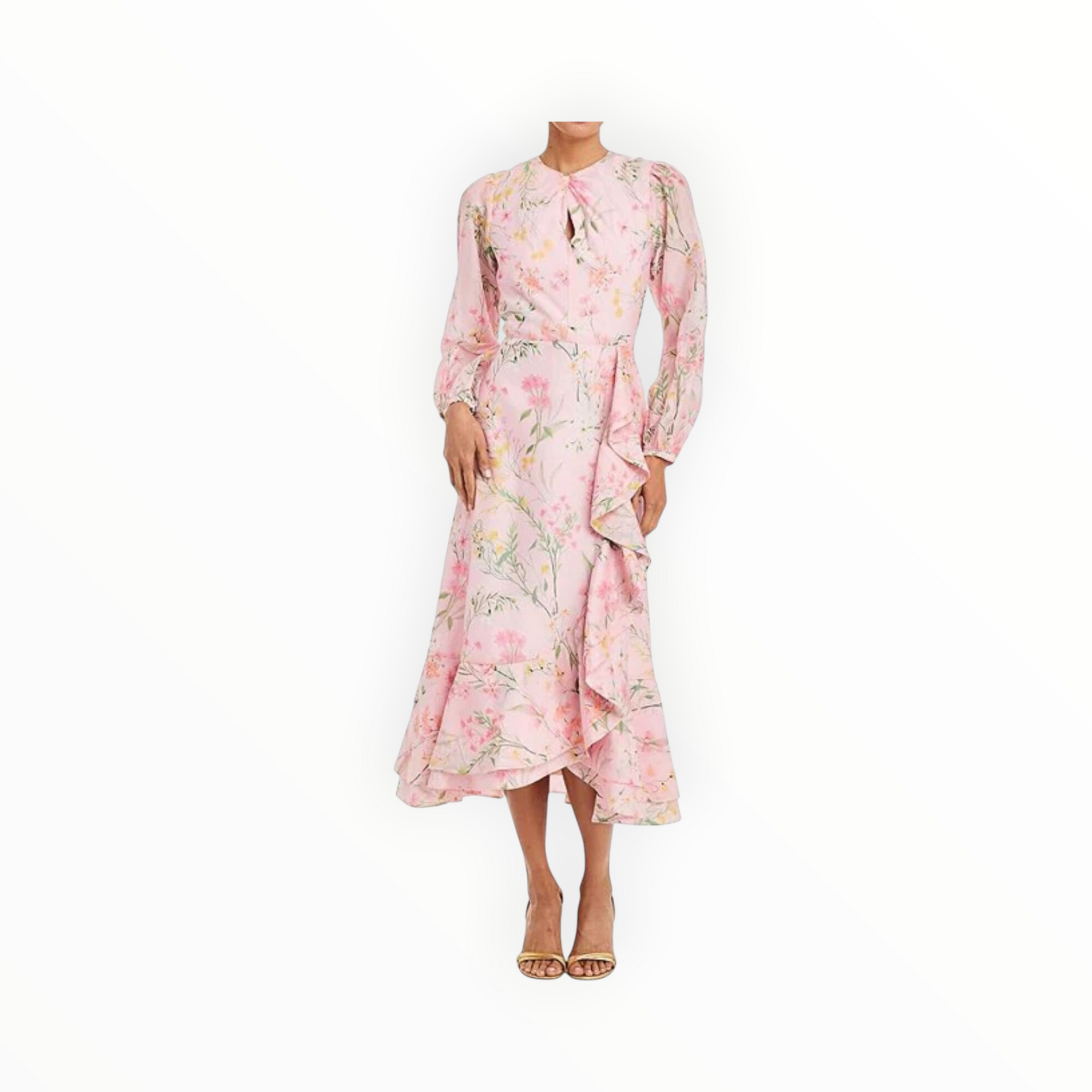 Mestiza Ophelia Midi Dress - Rose Vines
