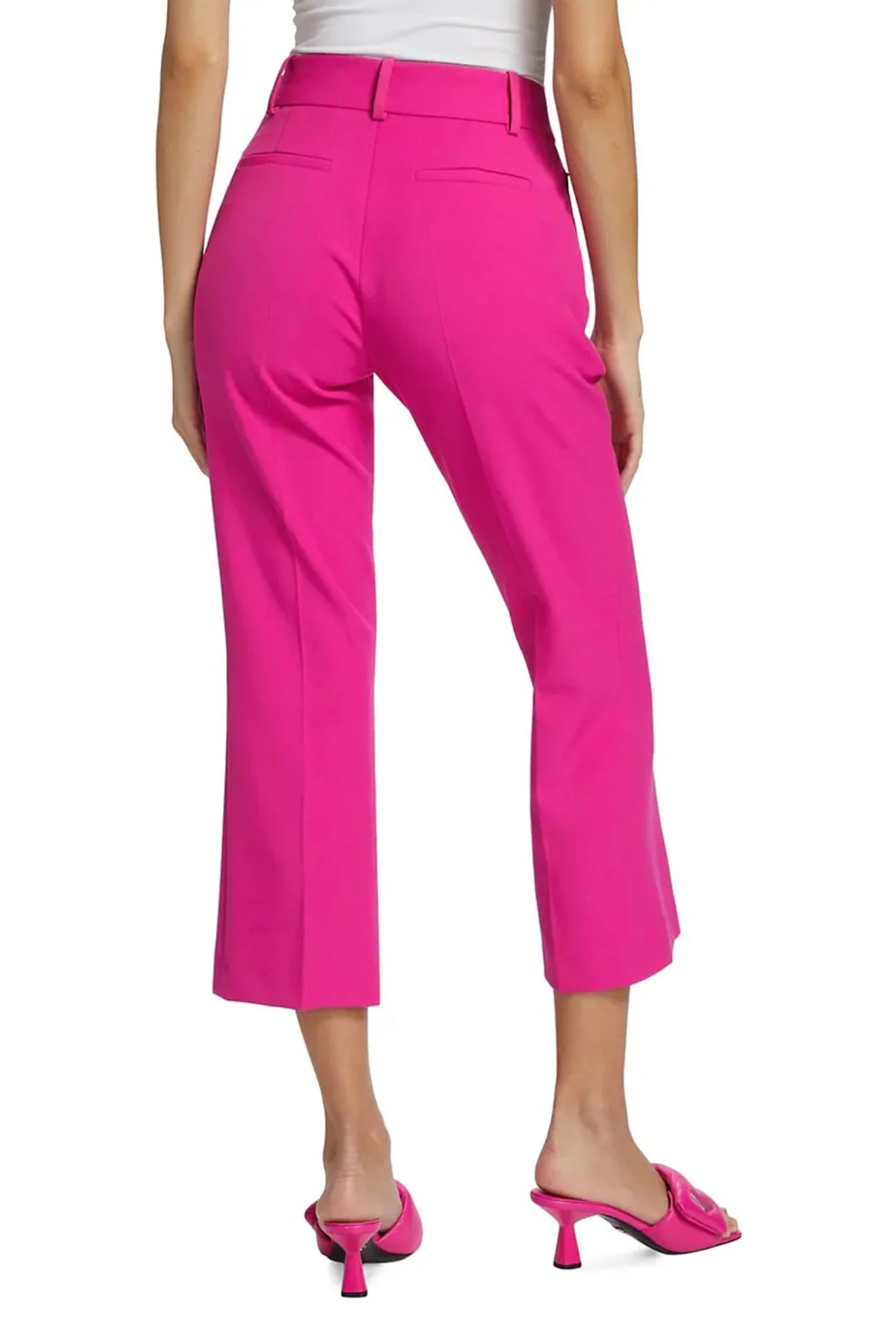 Frame Le Crop Mini Boot Trouser - Fuchsia