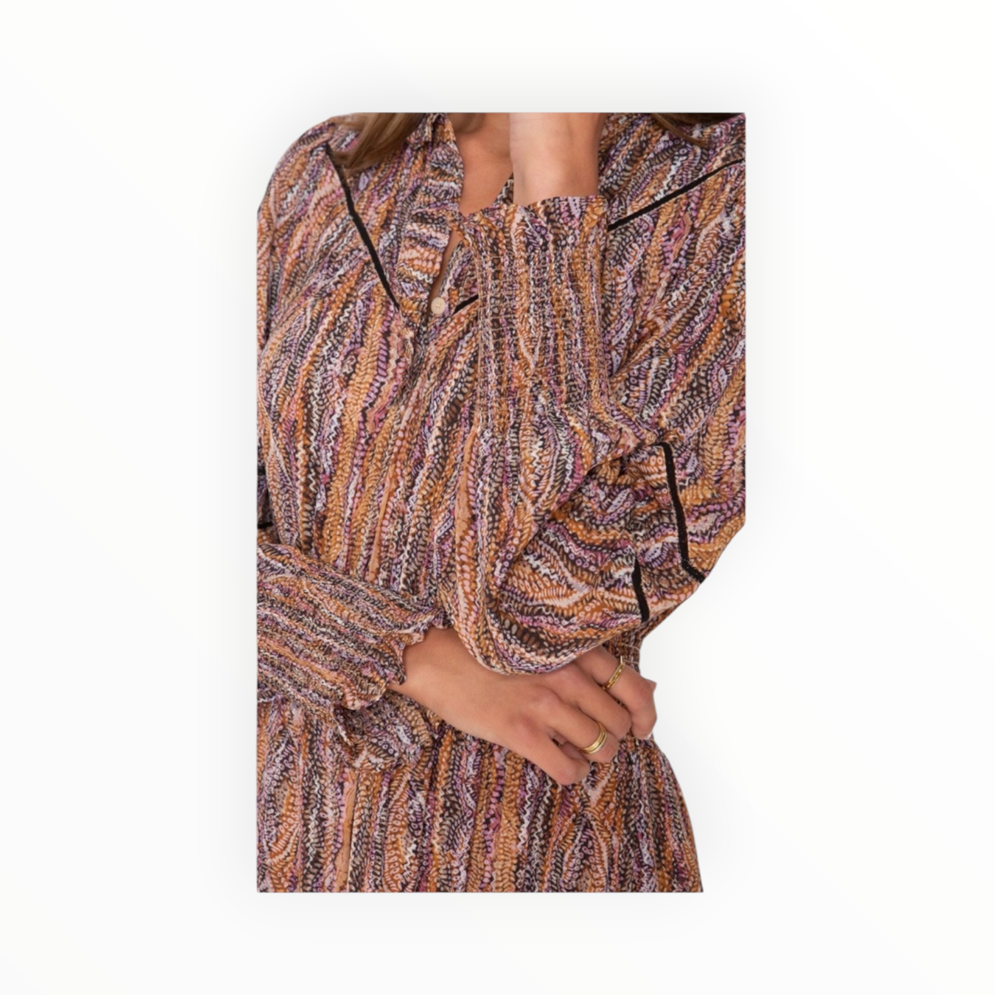 Caballero Nickie Dress - Multi Grain