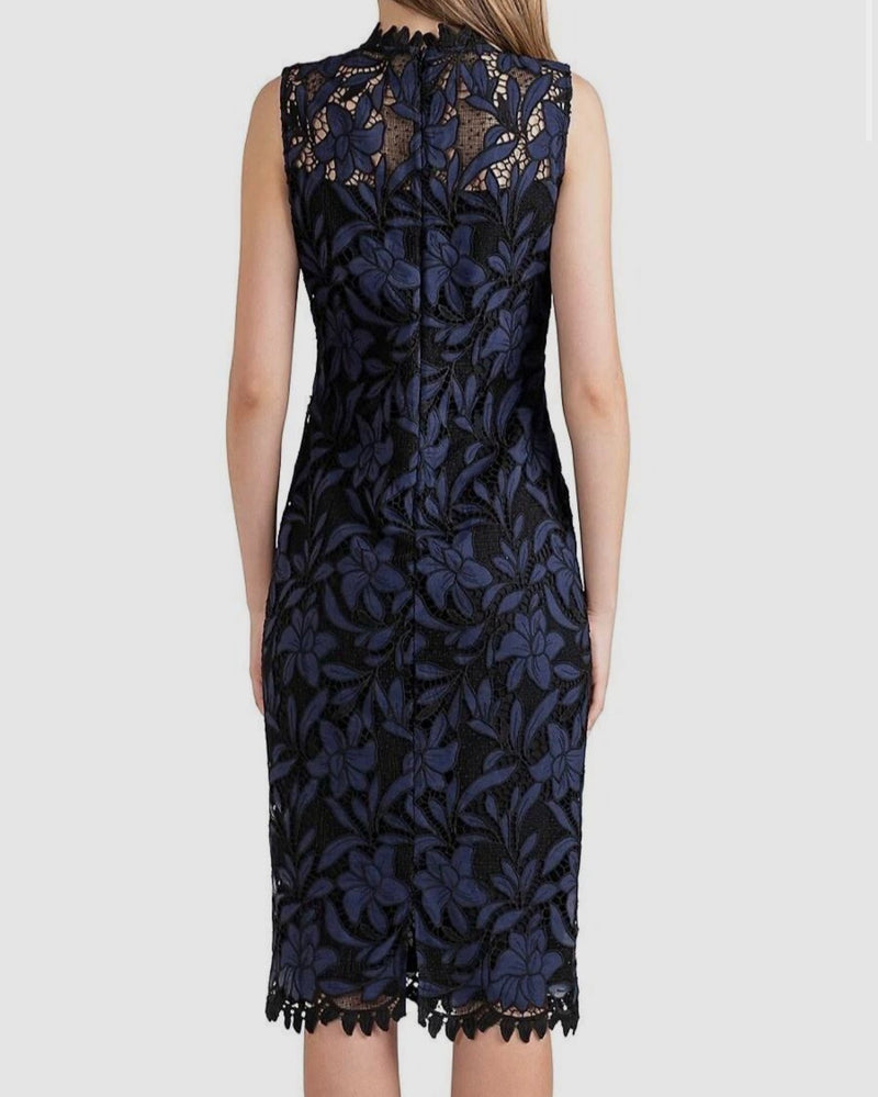 Shoshanna Ella Dress - Navy